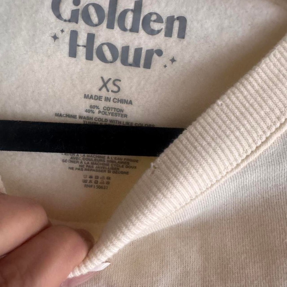 NWT Golden hour Tennis Crop Sweater - Picture 4 of 4